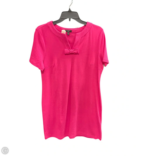 Dress Casual Midi By Talbots In Pink, Size: L