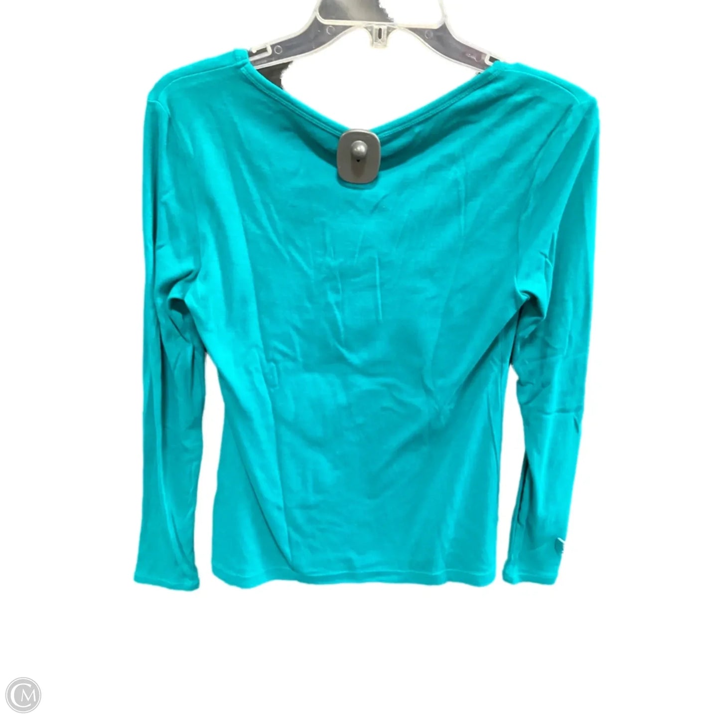 Top Long Sleeve By New York And Co In Teal, Size: S