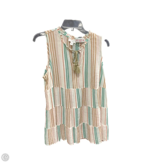 Top Sleeveless By J. Jill In Striped Pattern, Size: S