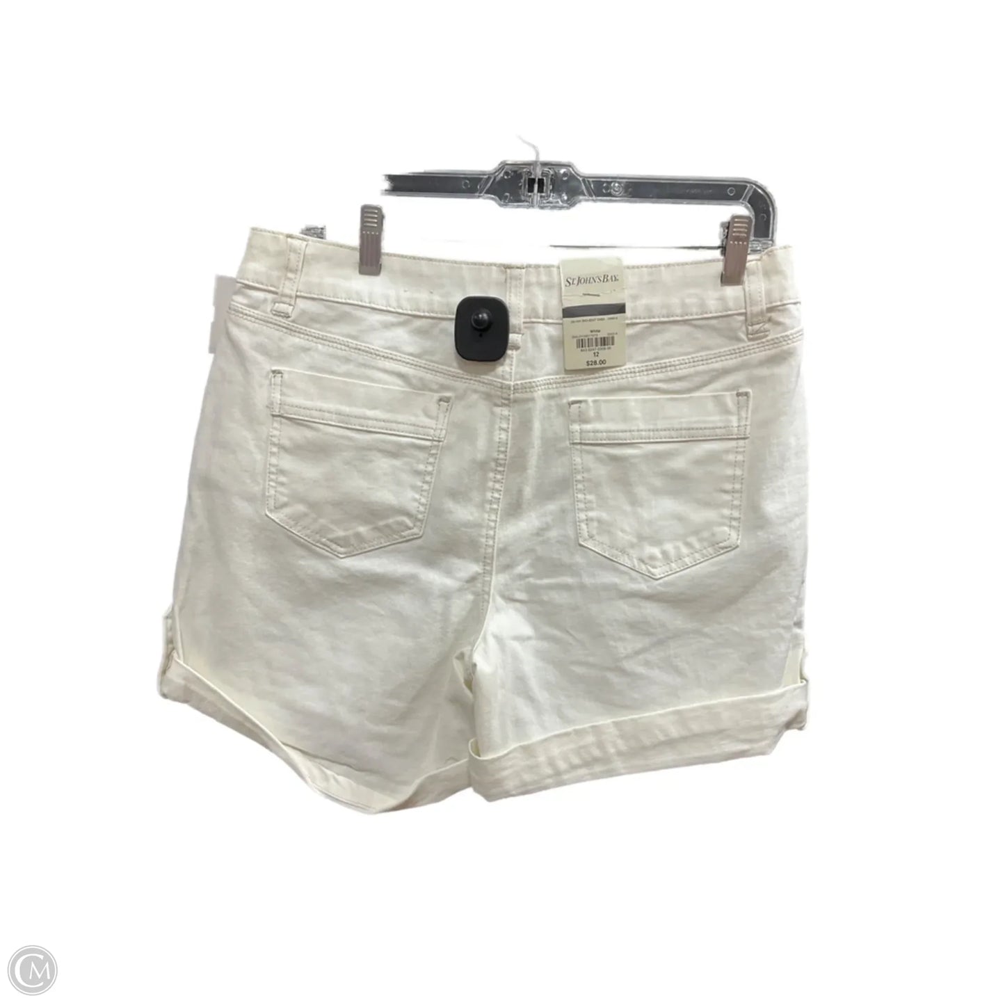 Shorts By St Johns Bay In Cream, Size: 12