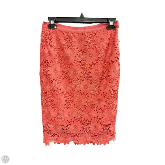 Skirt Midi By White House Black Market In Peach, Size: 4