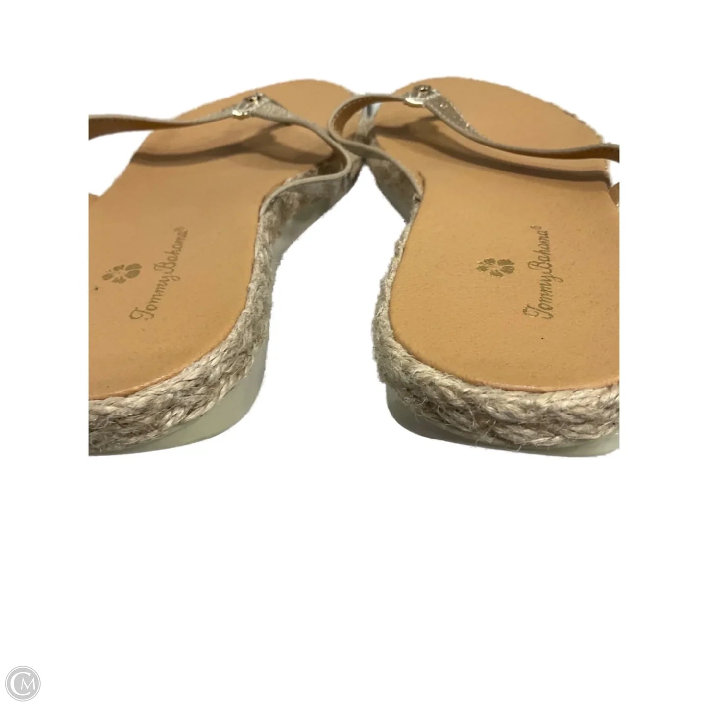 Sandals Flip Flops By Tommy Bahama In Gold, Size: 8.5