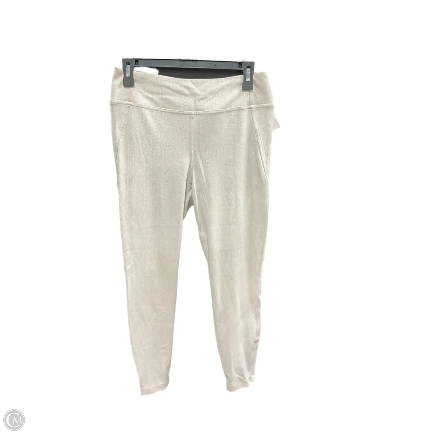Athletic Pants By Athleta In Cream & Tan, Size: M