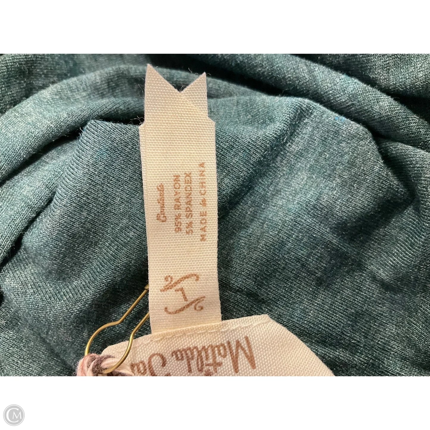 Top 3/4 Sleeve By Matilda Jane In Green, Size: L