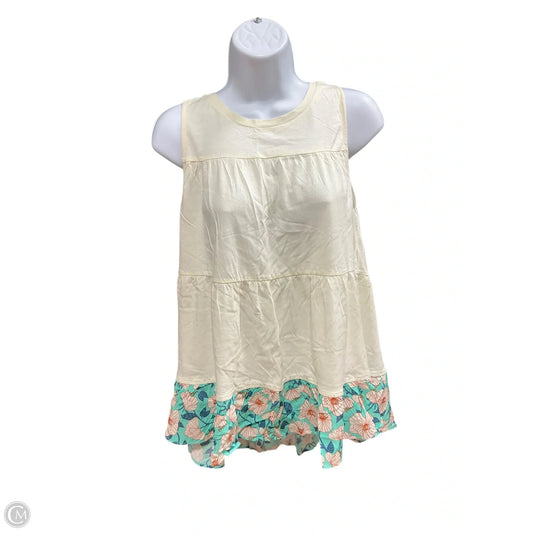 Top Sleeveless By Matilda Jane In Cream, Size: S