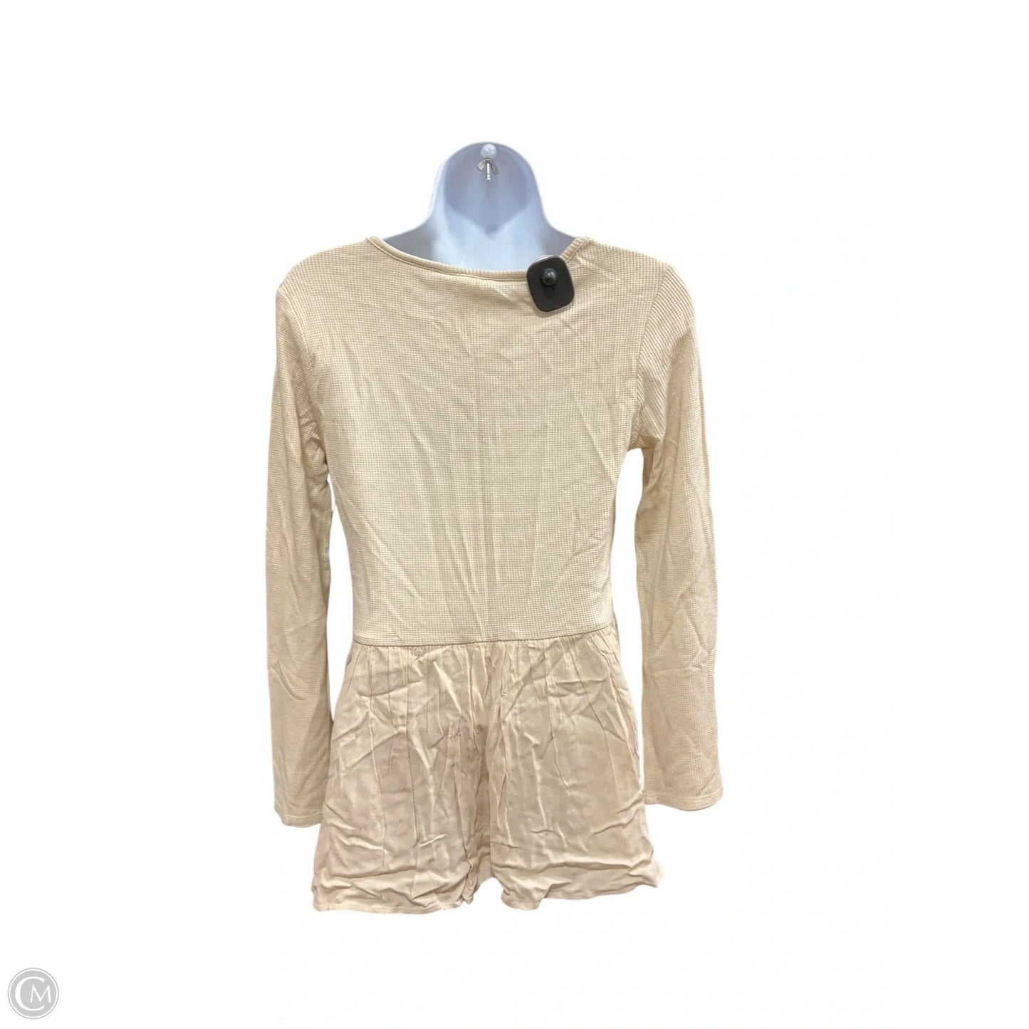 Top Long Sleeve By Matilda Jane In Beige, Size: M