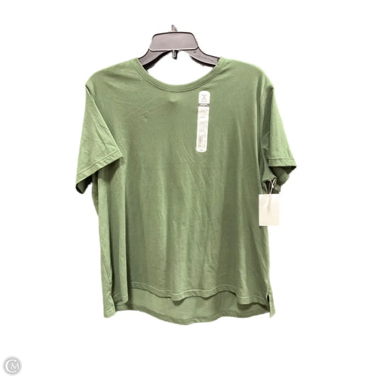 Athletic Top Short Sleeve By Xersion In Green, Size: Xxl