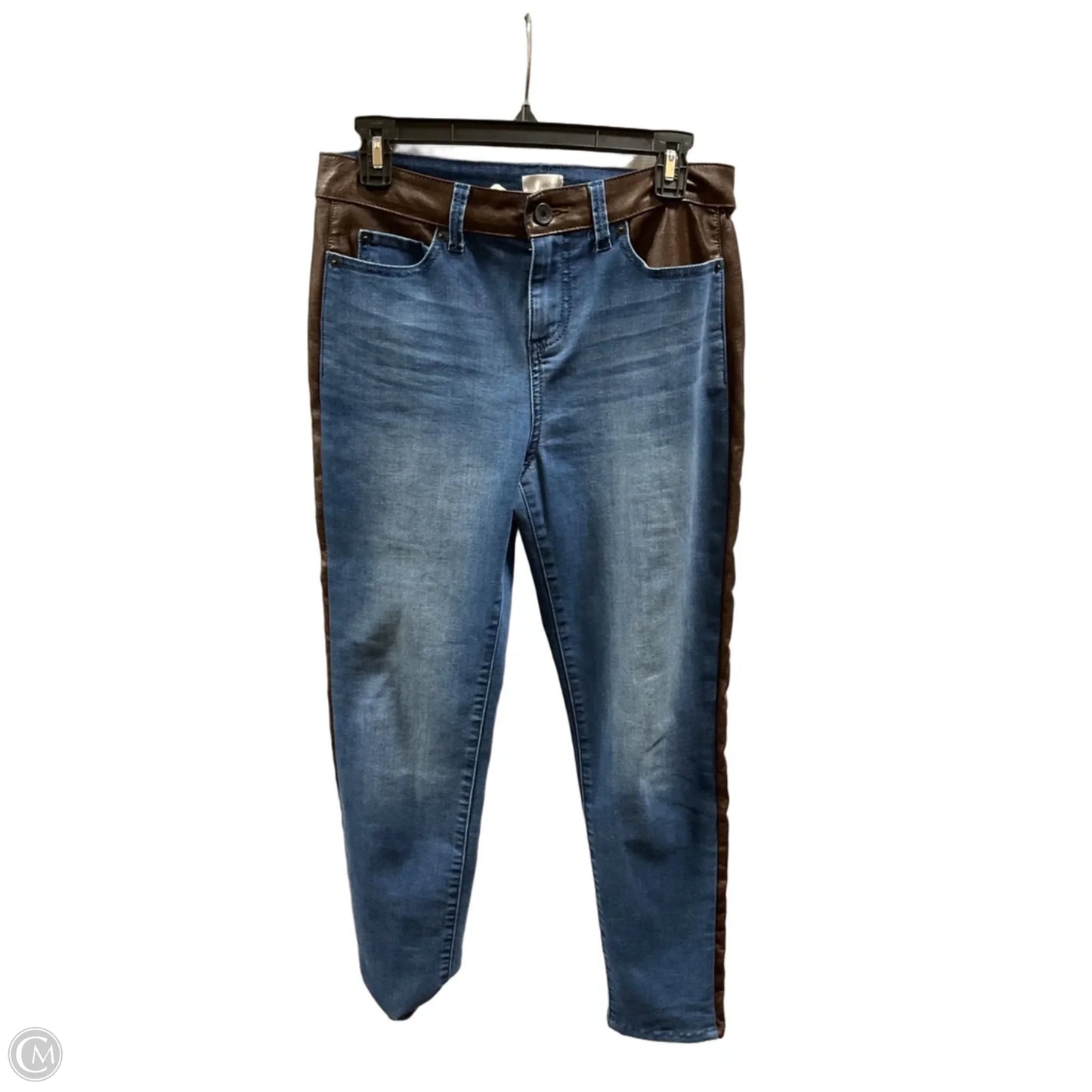 Jeans Straight By Ecru In Blue & Brown, Size: 6