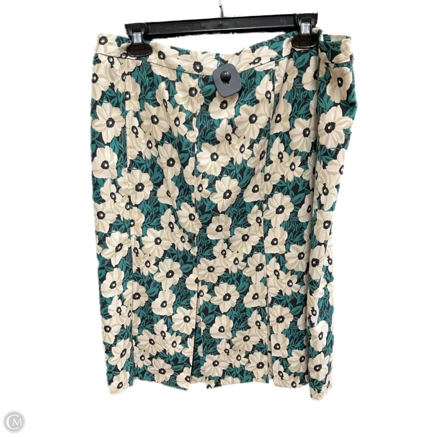 Skirt Midi By Who What Wear In Green & Tan, Size: 14