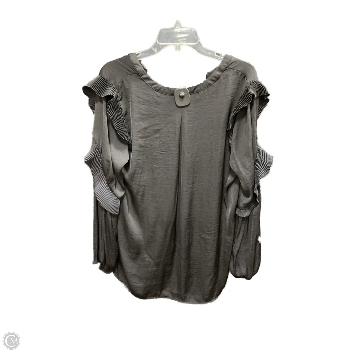 Top Long Sleeve By Simply Vera In Black, Size: L