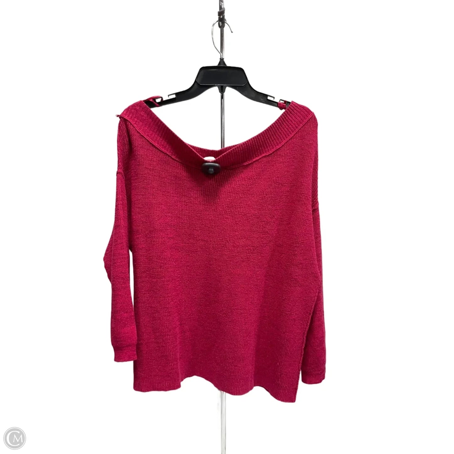 Top 3/4 Sleeve Basic By Torrid In Pink, Size: 1x