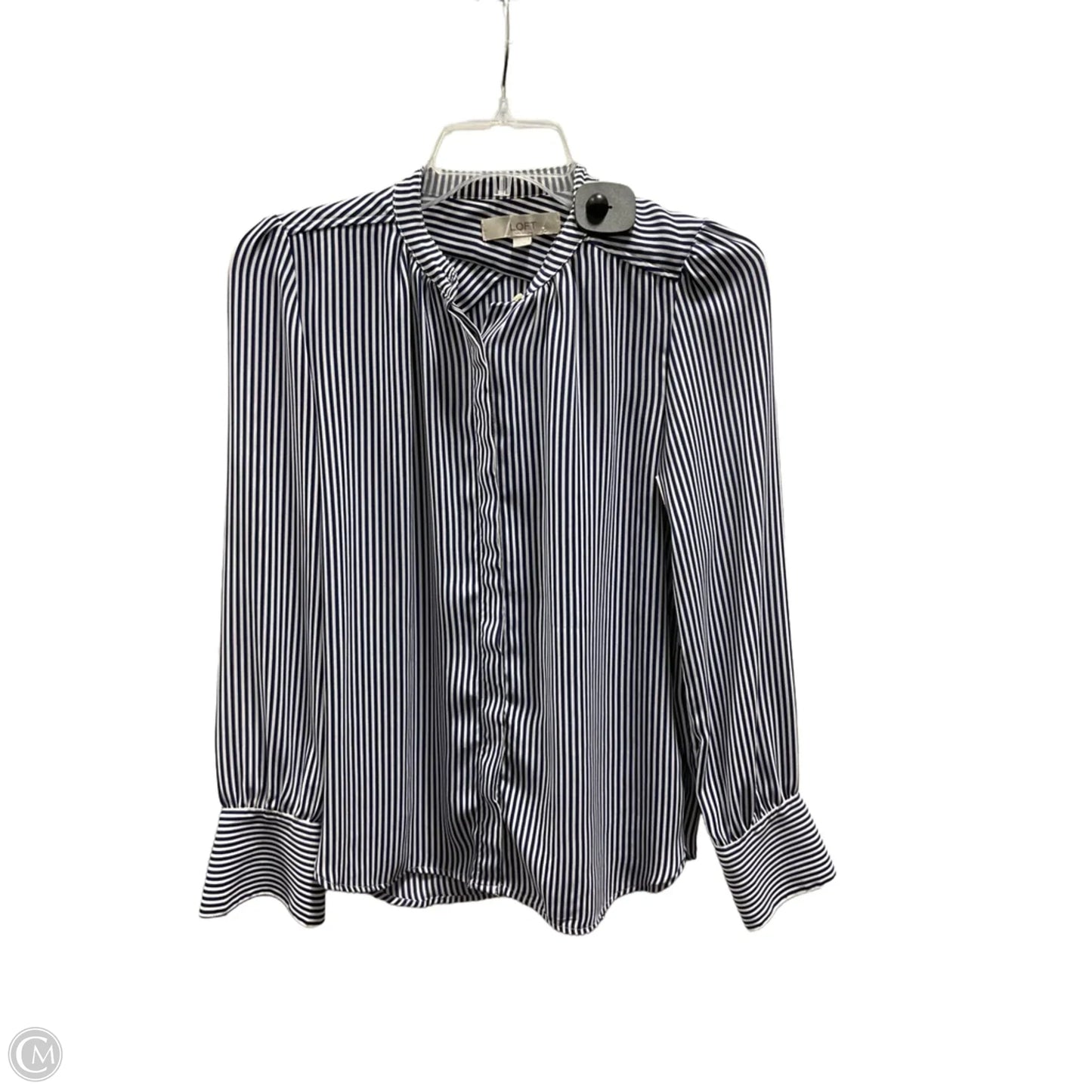 Top Long Sleeve By Loft In Blue, Size: Xs