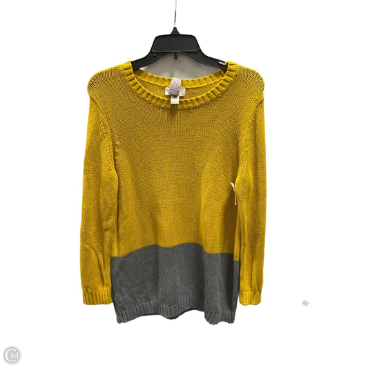 Sweater By Loft In Yellow, Size: L