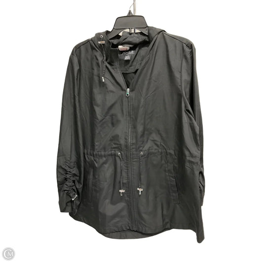 Jacket Windbreaker By Jones New York In Black, Size: Xl