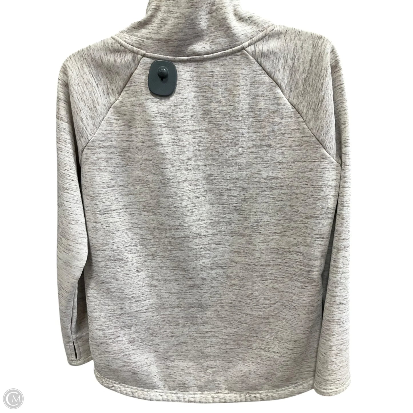 Athletic Top Long Sleeve Collar By Athleta In Beige, Size: S
