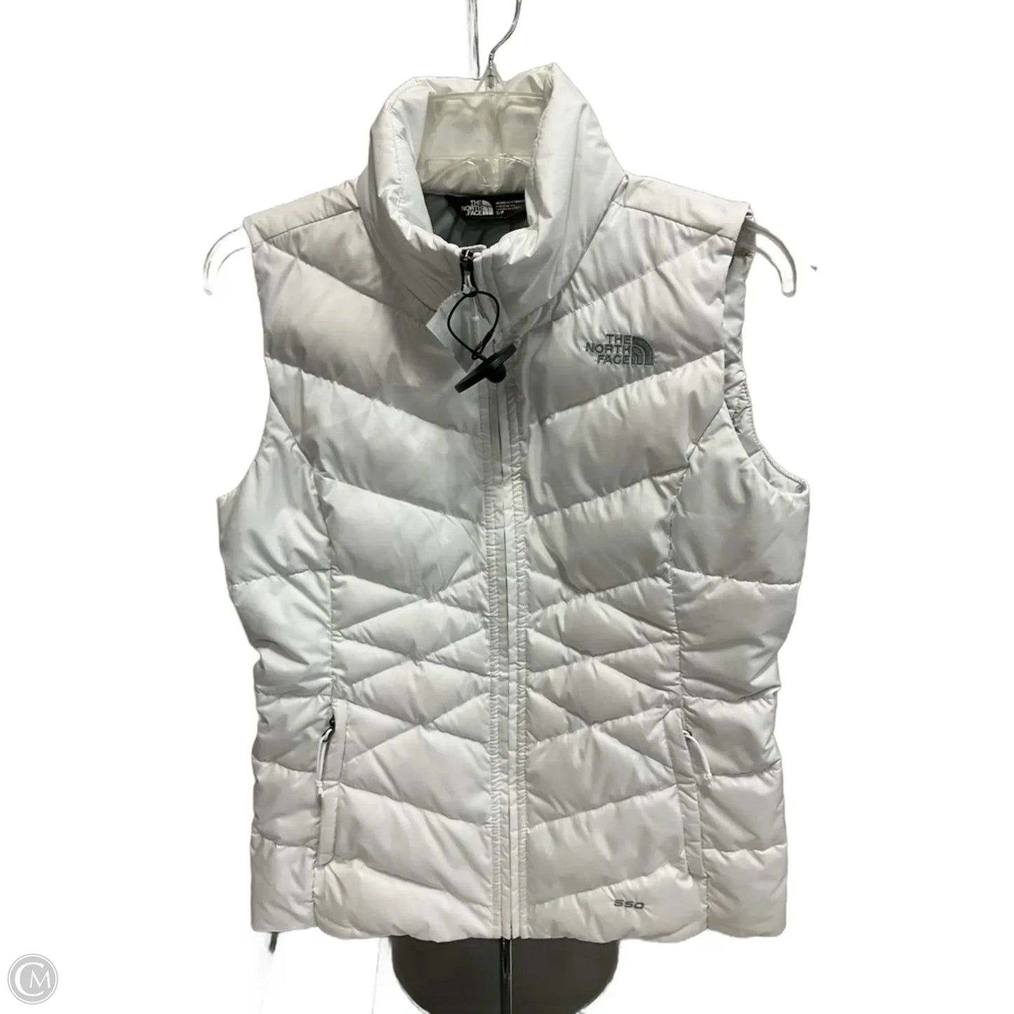 Vest Puffer & Quilted By The North Face In White, Size: S