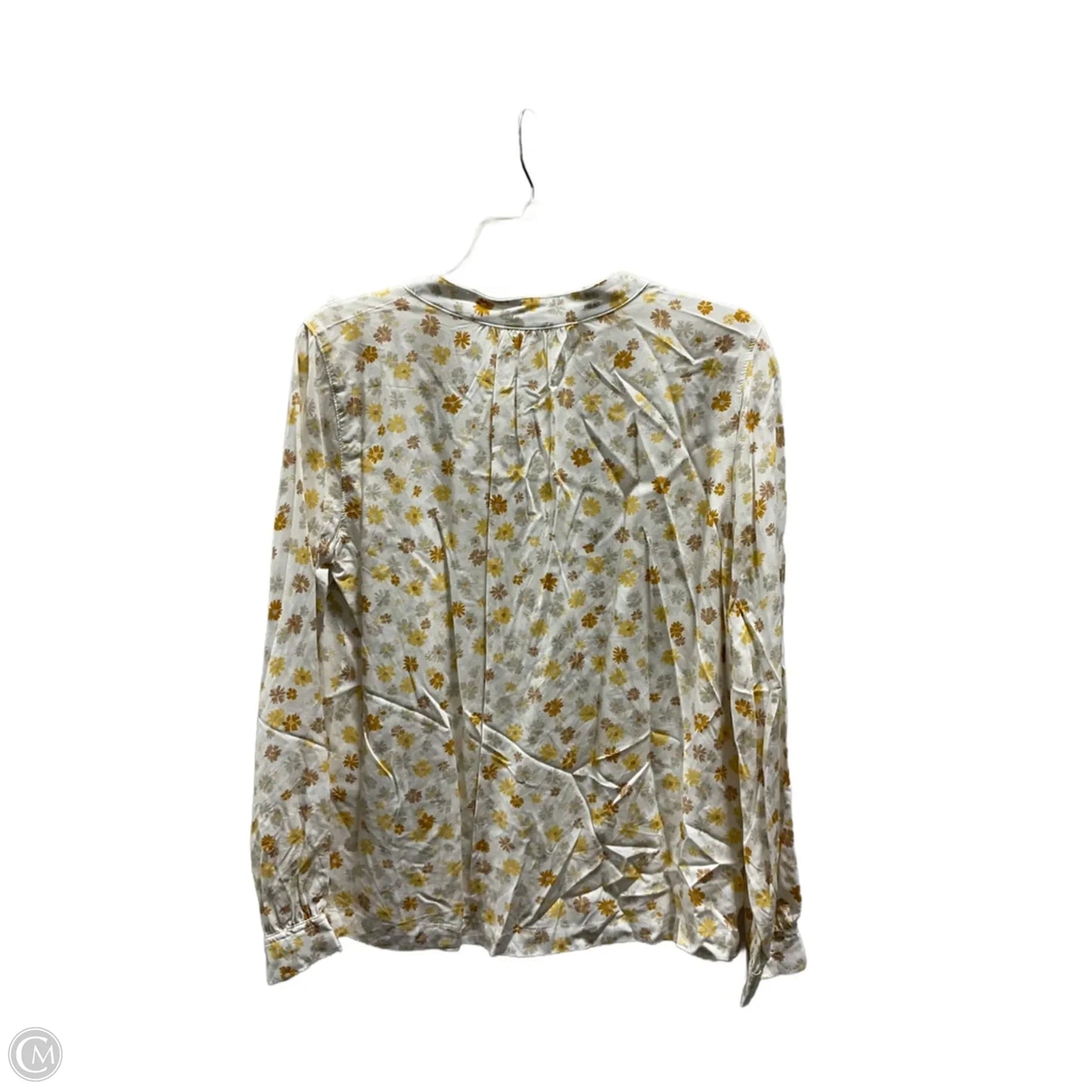 Top Long Sleeve By Gap In Yellow, Size: Xs