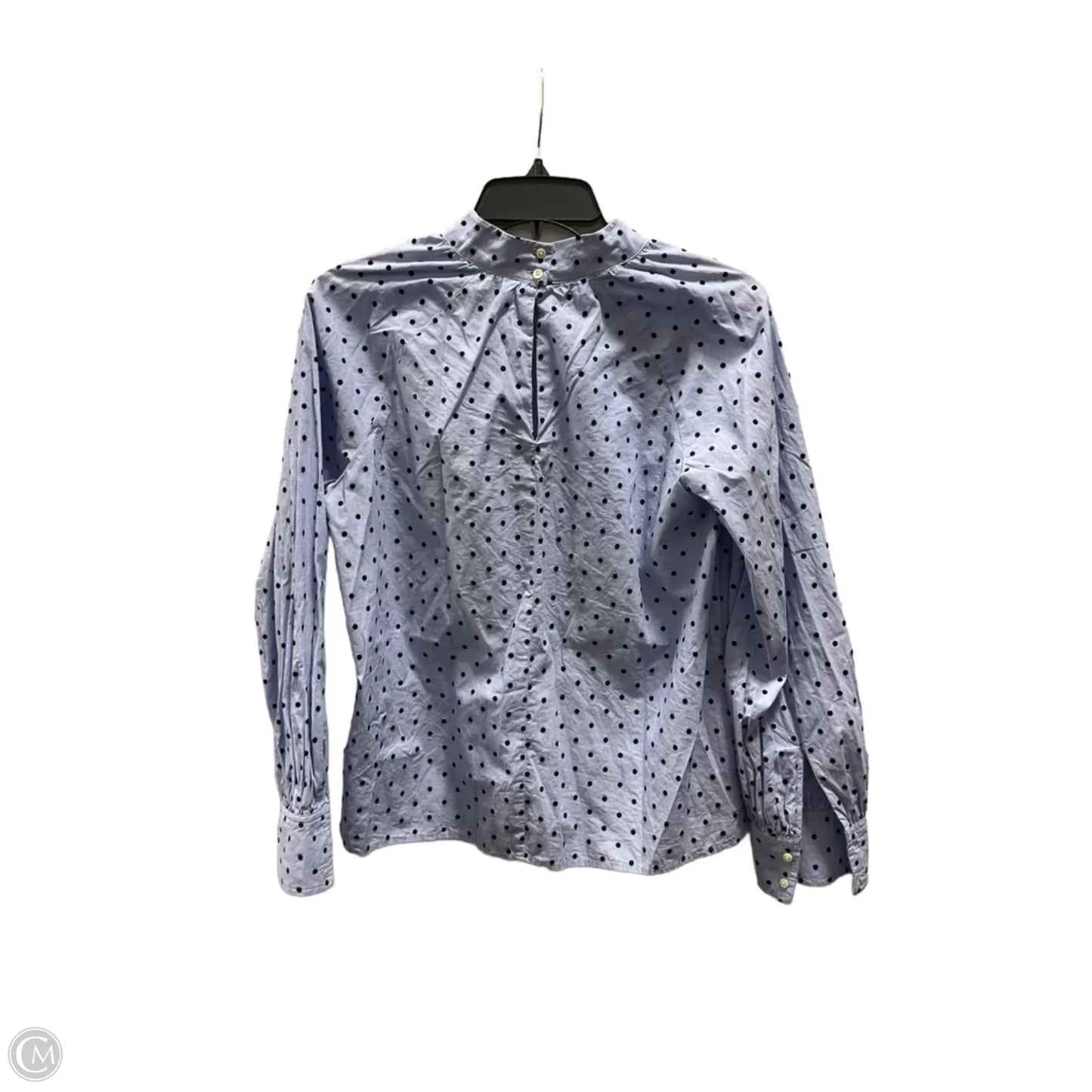 Top Long Sleeve By Gap In Polkadot Pattern, Size: Xs