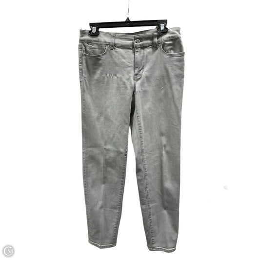 Jeans Boyfriend By Talbots In Grey, Size: 4