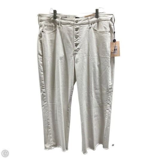 Jeans Wide Leg By Not Your Daughters Jeans In White, Size: 16