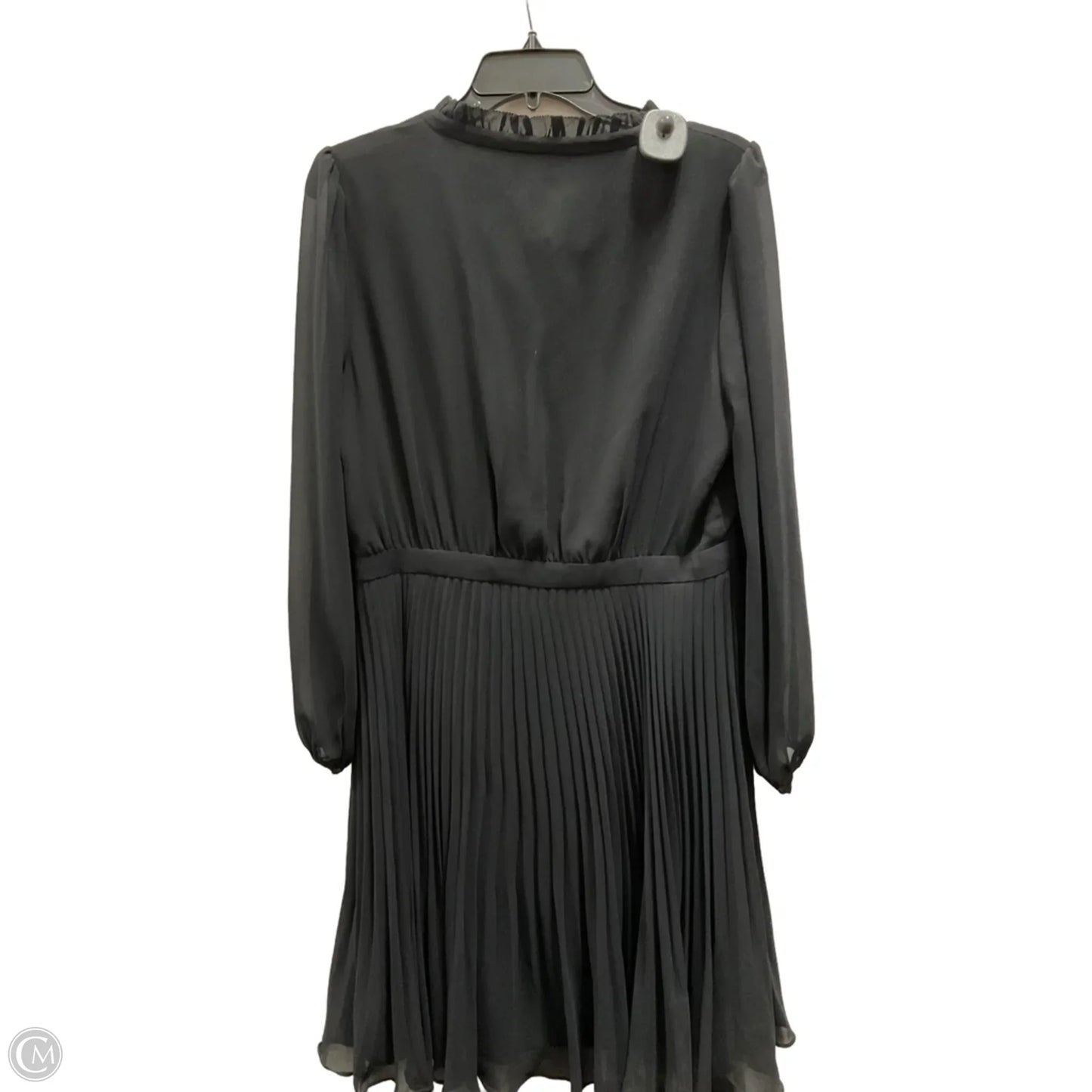 Dress Casual Midi By Ann Taylor In Black, Size: 12