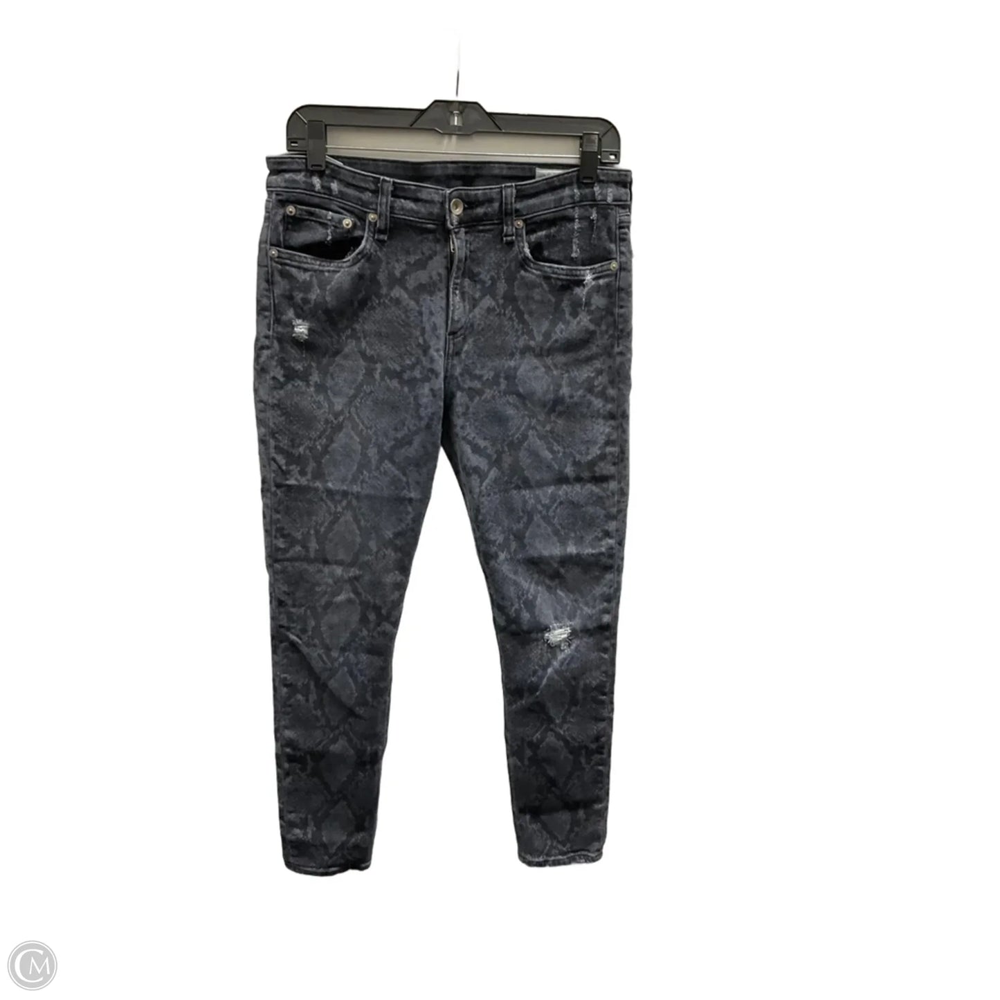 Jeans Skinny By Rag And Bone In Grey, Size: 8