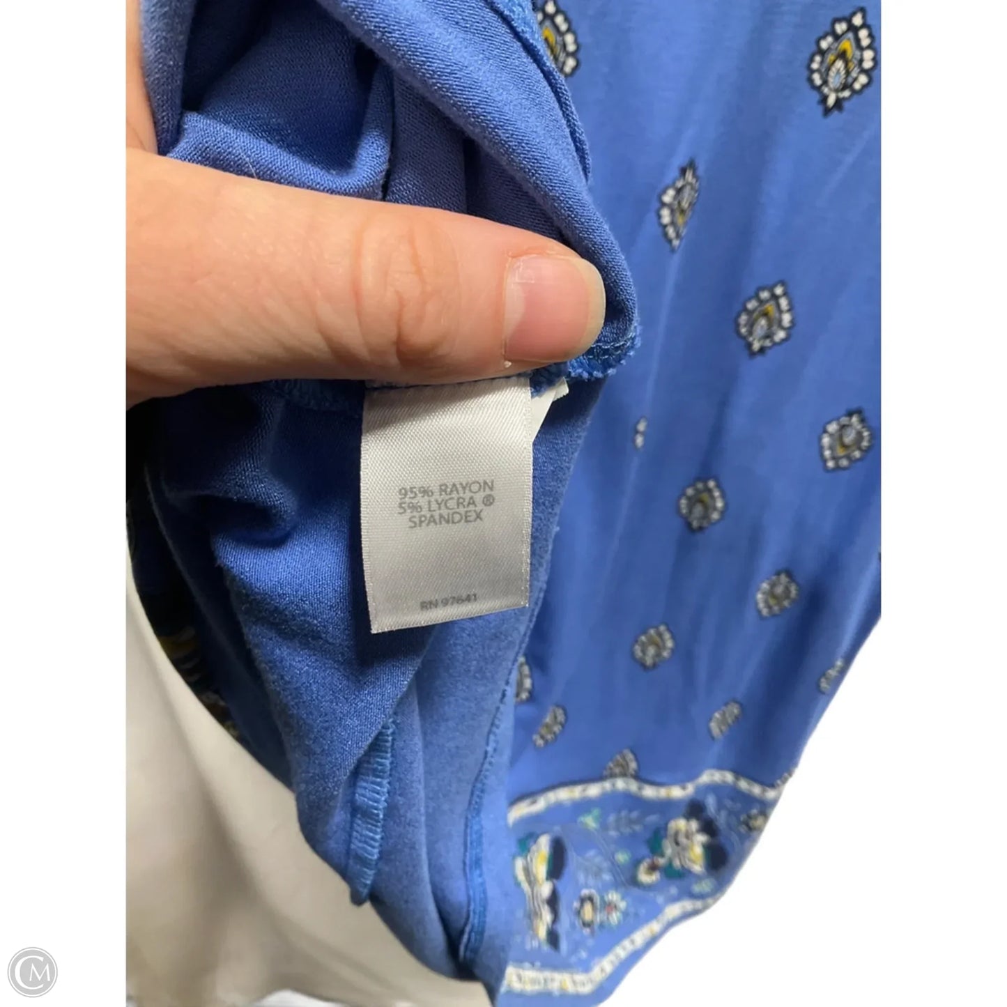 Top Long Sleeve By J. Jill In Blue, Size: L