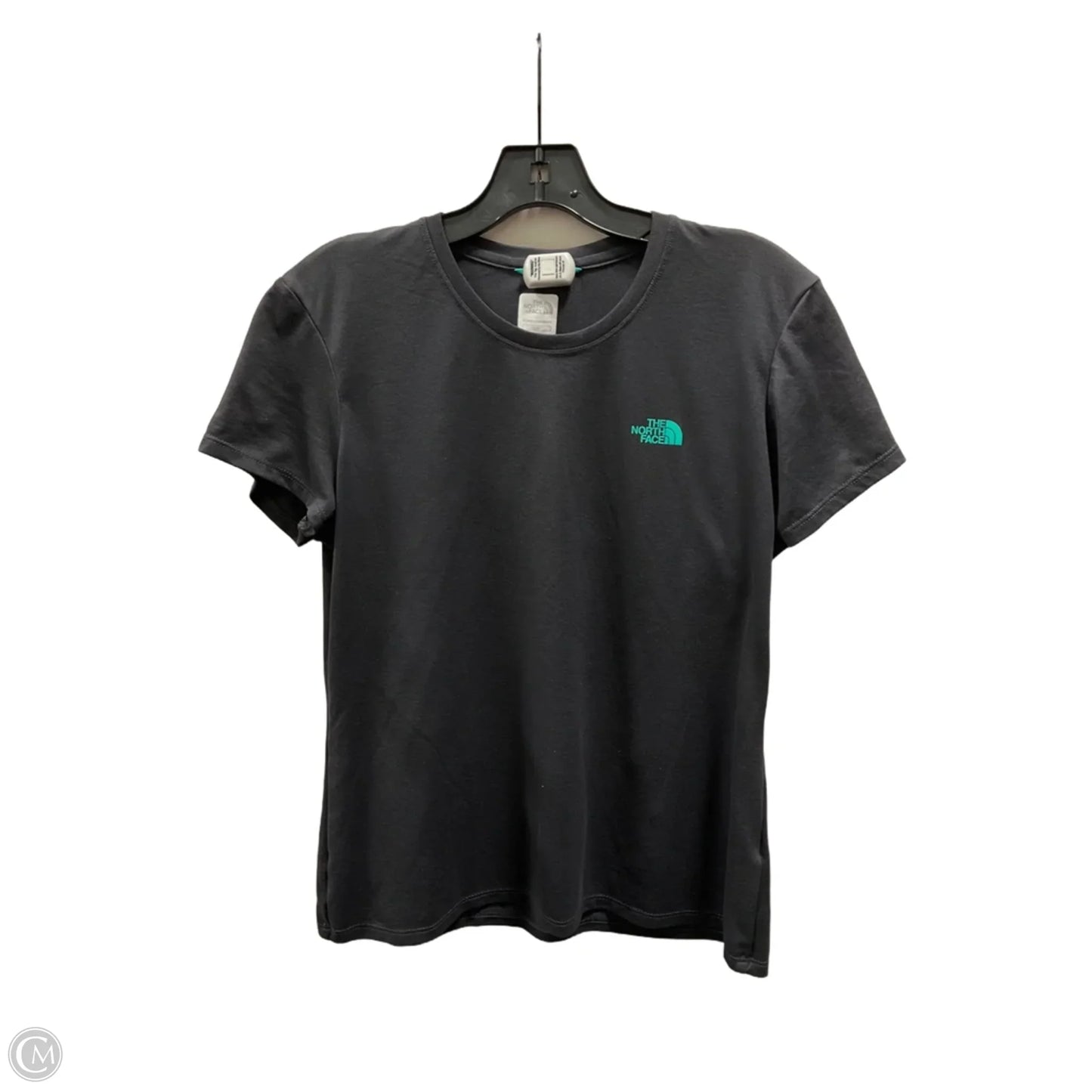 Athletic Top Short Sleeve By The North Face In Grey, Size: L