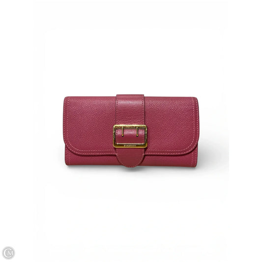 Wallet Luxury Designer By Burberry, Size: Large