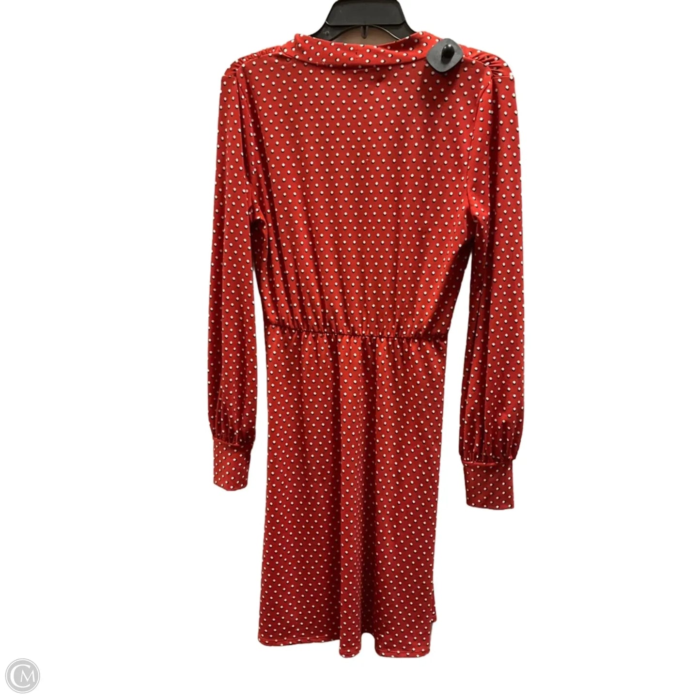 Dress Casual Midi By Adrianna Papell In Polkadot Pattern, Size: S