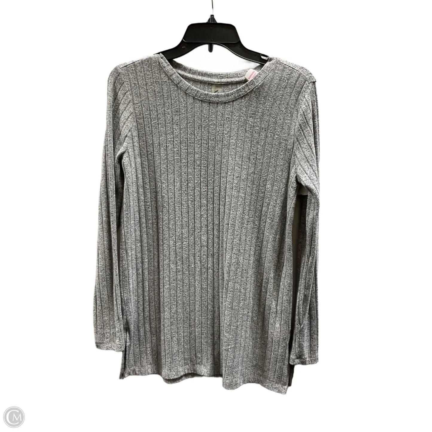 Top Long Sleeve By Lou And Grey In Grey, Size: M