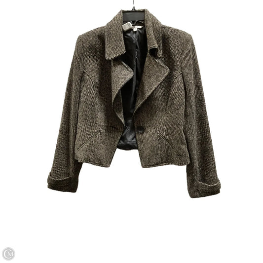 Blazer By Cabi In Black & Tan, Size: 12