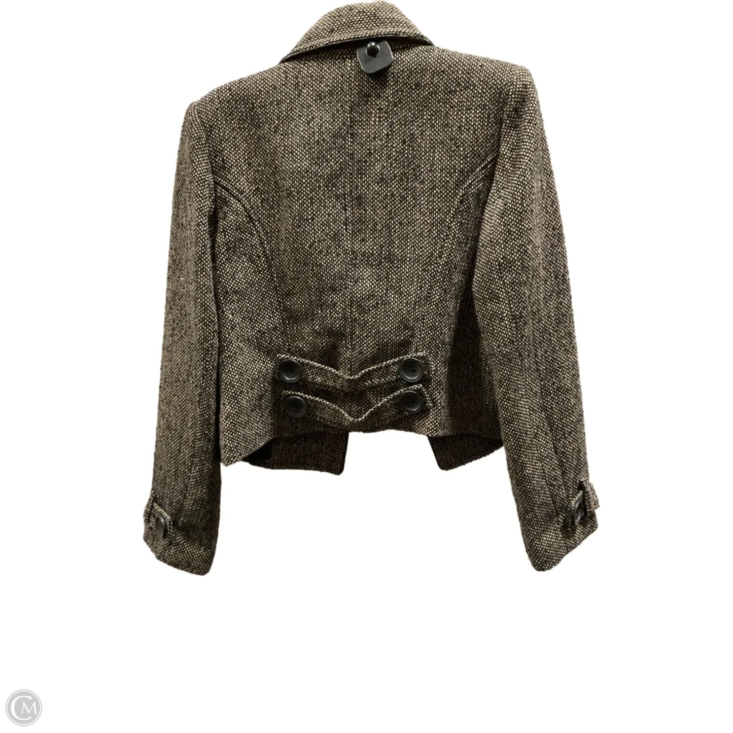 Blazer By Cabi In Black & Tan, Size: 12