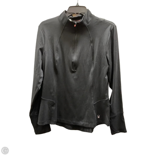 Athletic Jacket By Spyder In Black, Size: L