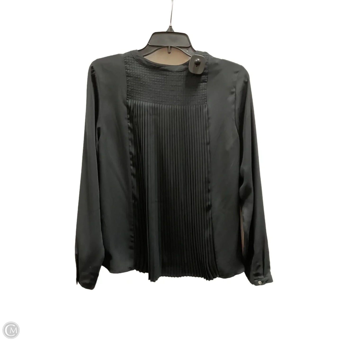 Top Long Sleeve By A New Day In Black, Size: M