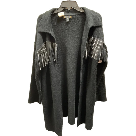 Sweater Cardigan By Madison In Black, Size: M