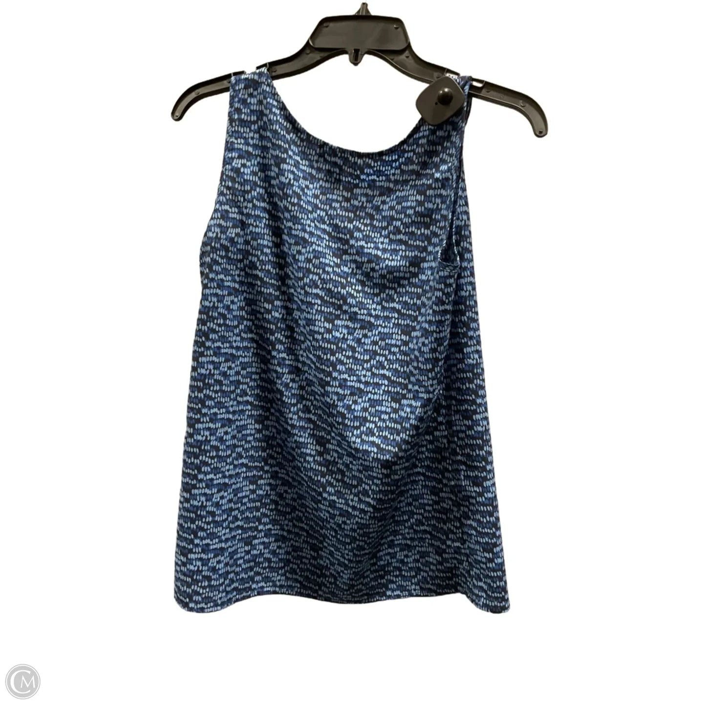 Top Sleeveless By Loft In Black & Blue, Size: Xs