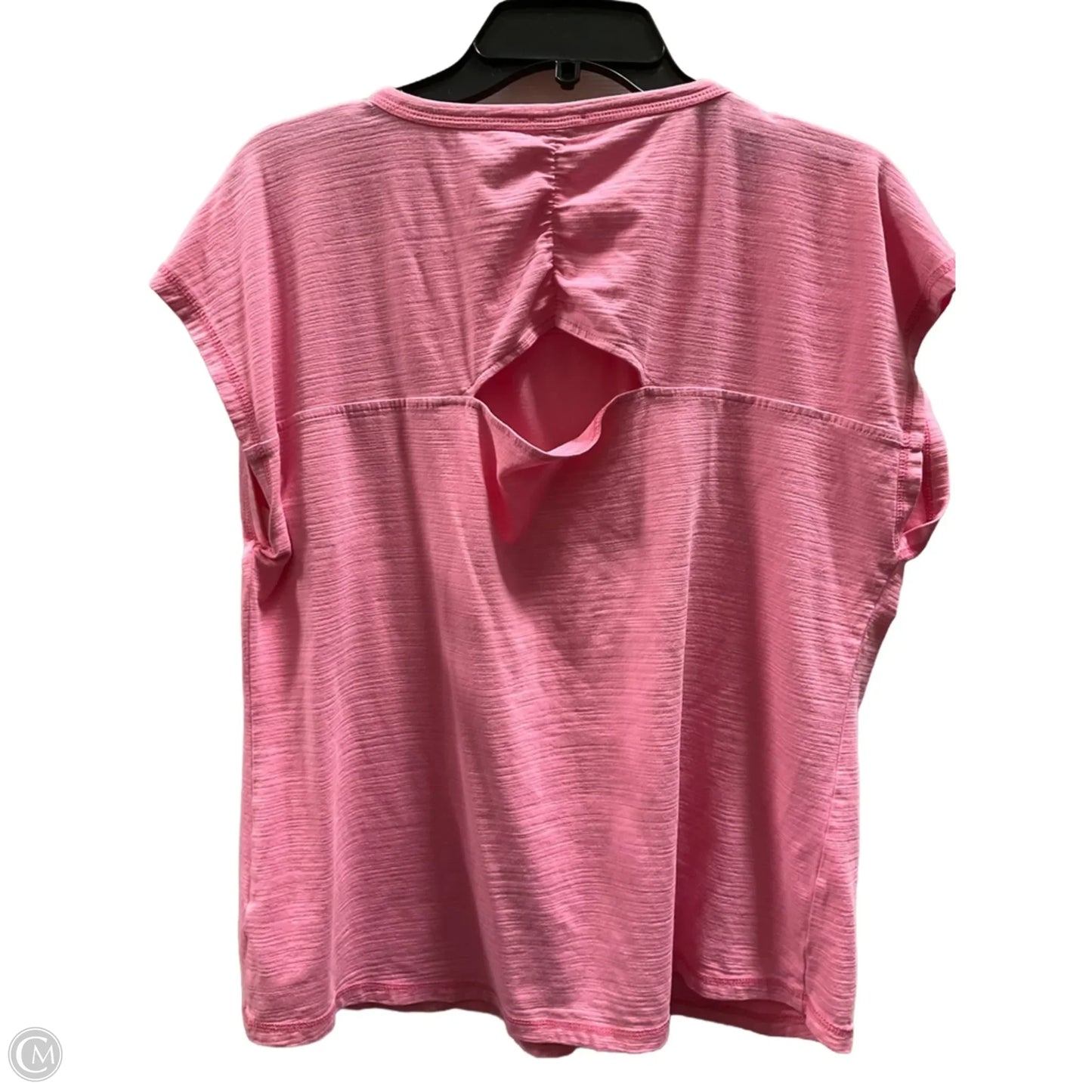 Top Short Sleeve By Talbots In Pink, Size: Xl