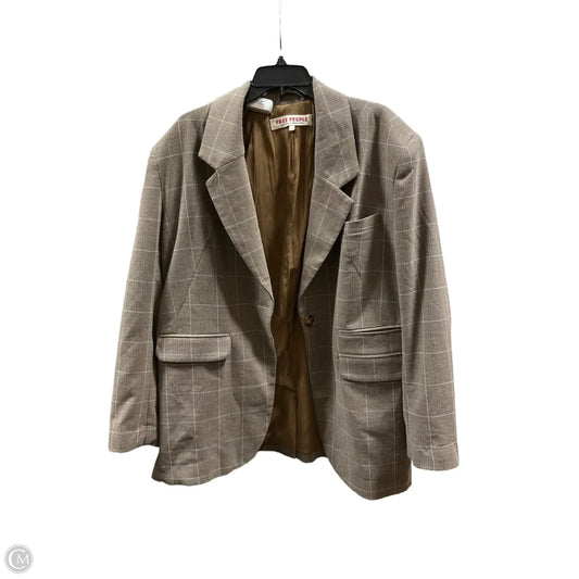 Blazer By Free People In Cream & Tan, Size: M