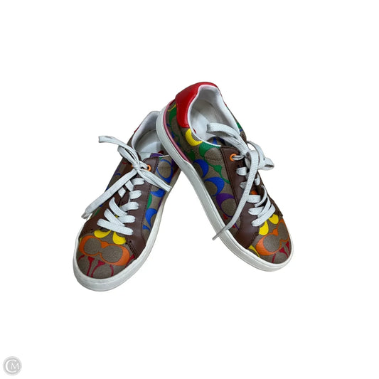Shoes Designer By Coach In Multi-colored, Size: 6.5