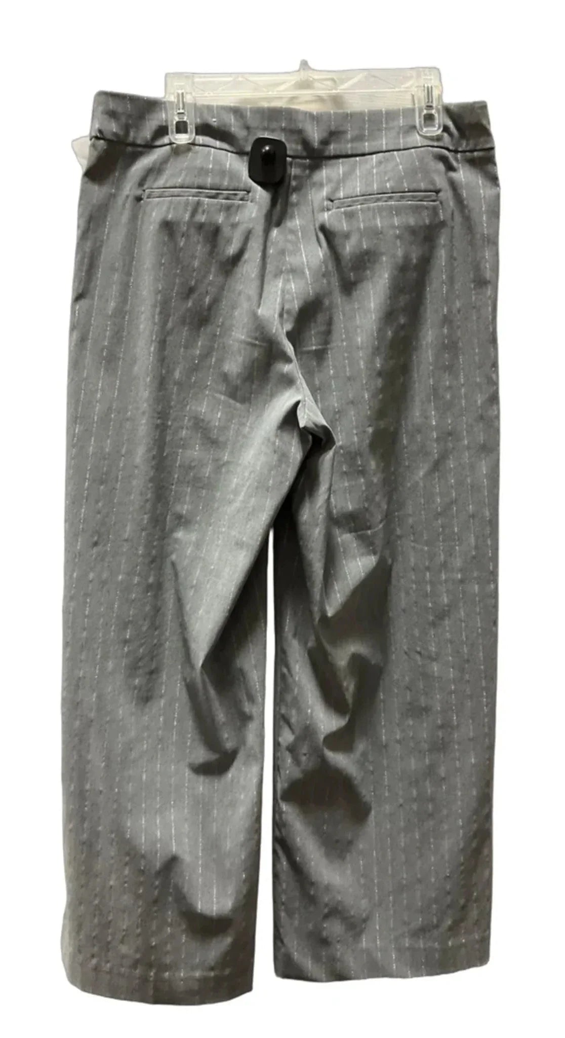 Pants Wide Leg By Chicos In Grey & Silver, Size: 14