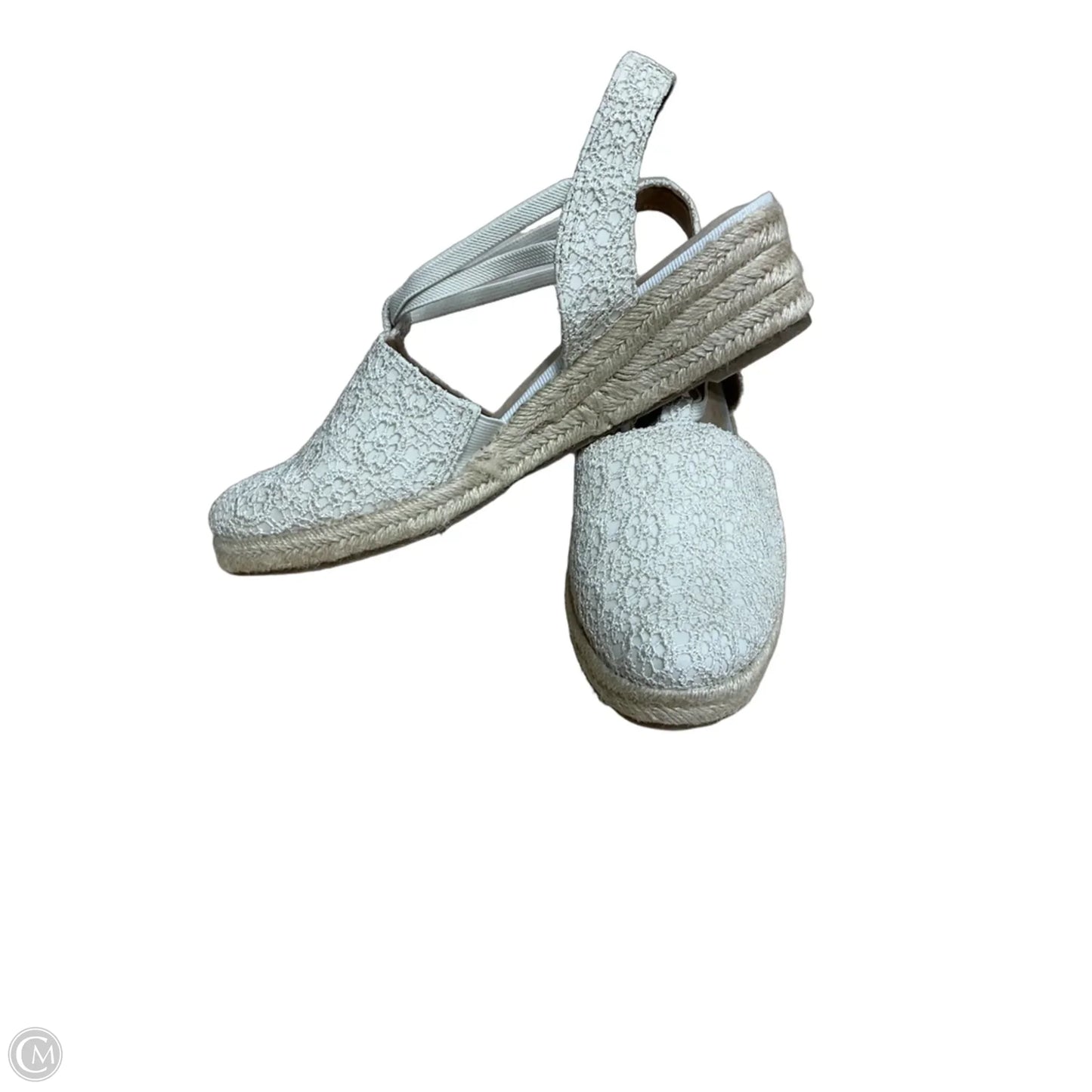 Sandals Heels Wedge By Life Stride In Beige, Size: 11