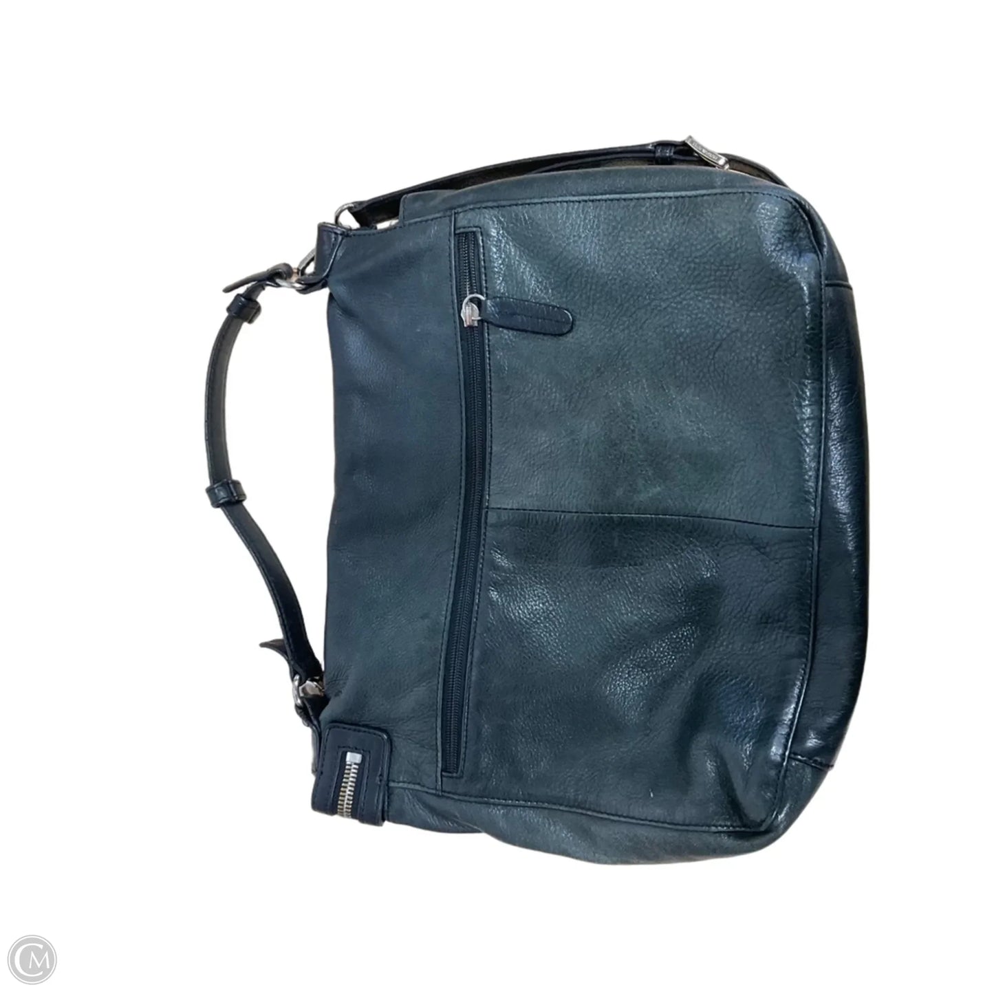 Handbag Leather By Margot, Size: Medium