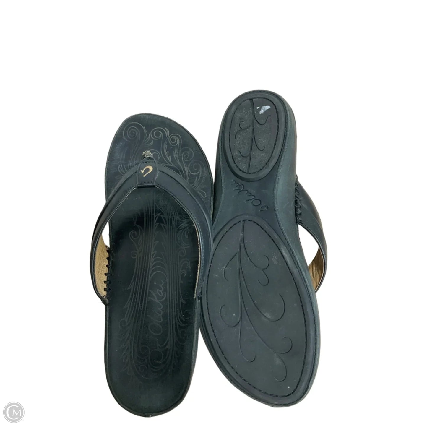 Sandals Flats By Olukai In Black, Size: 8