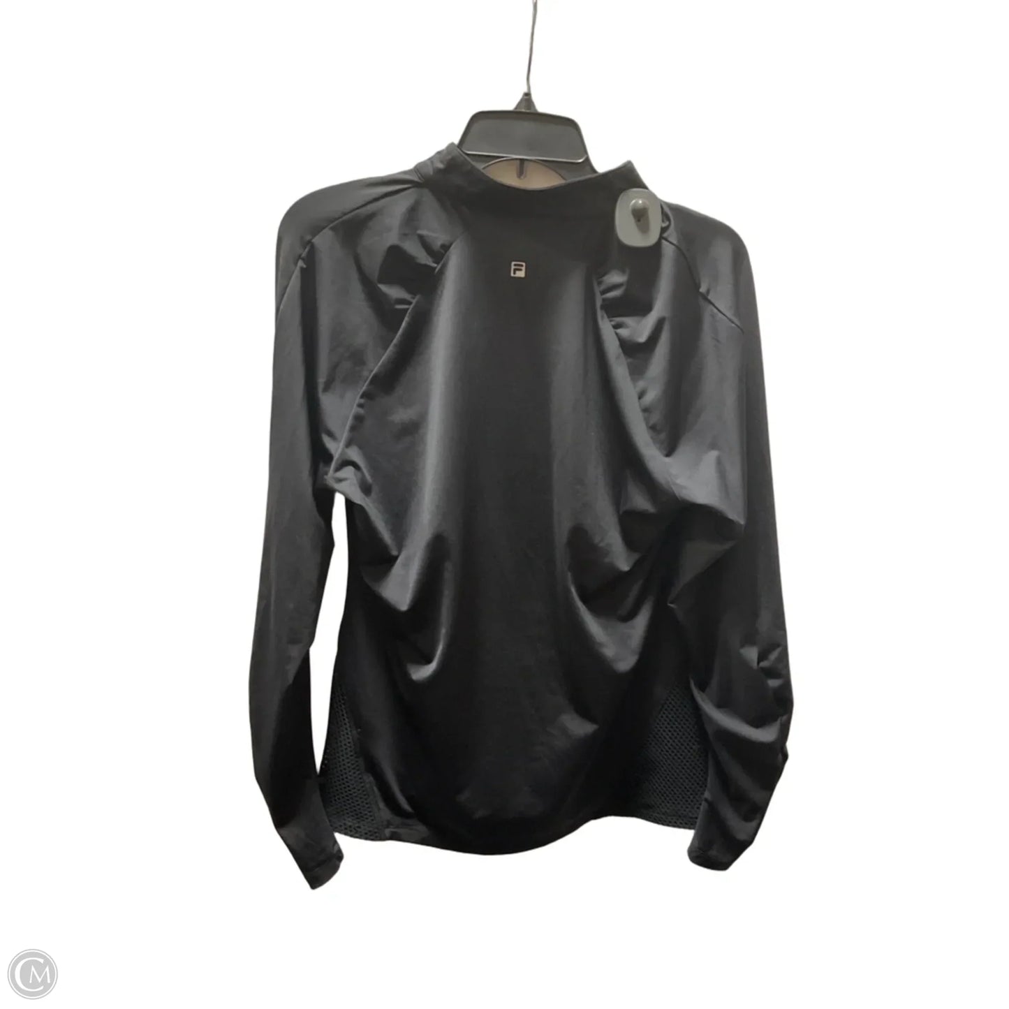 Athletic Jacket By Fila In Black, Size: L