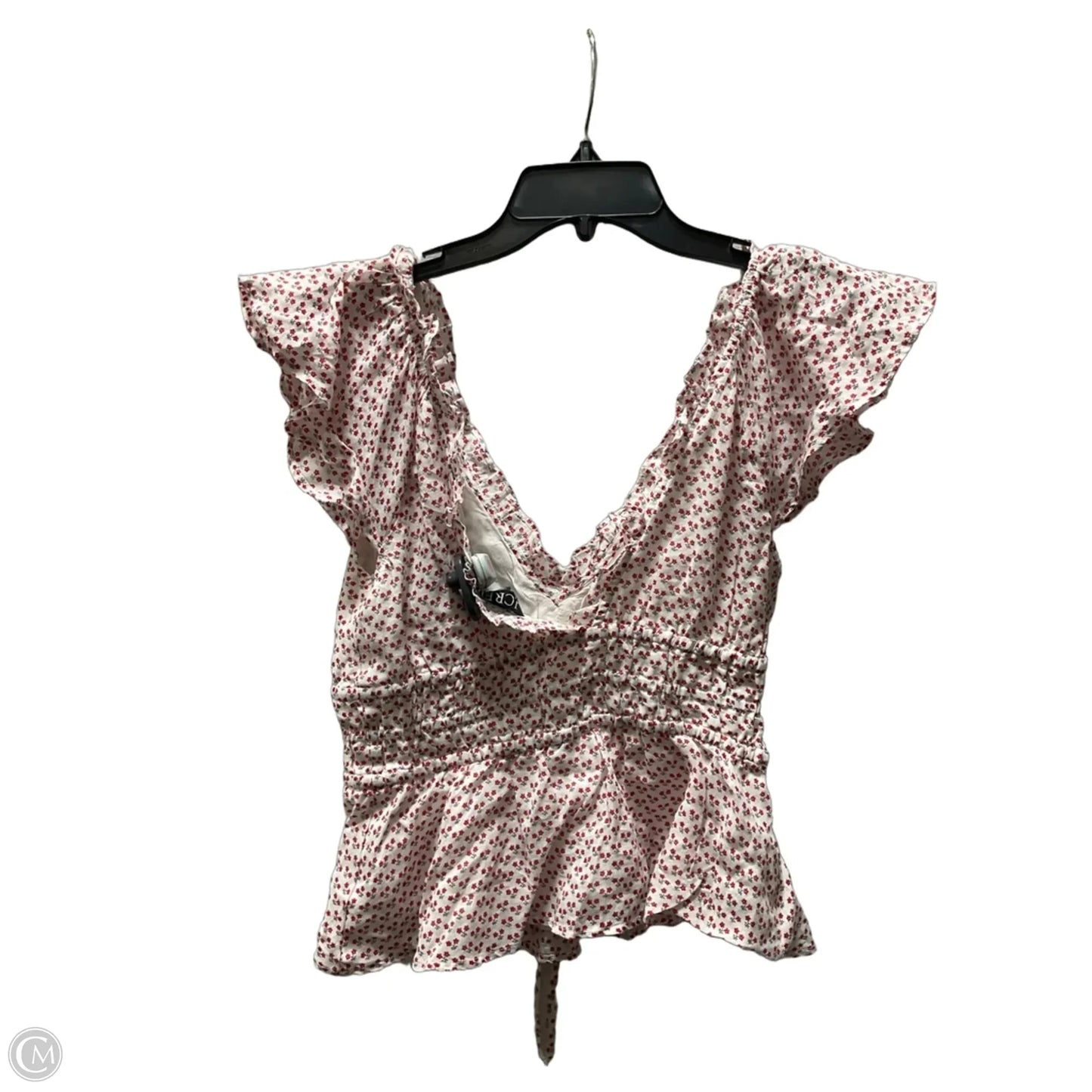 Top Short Sleeve By J. Crew In Red & White, Size: S