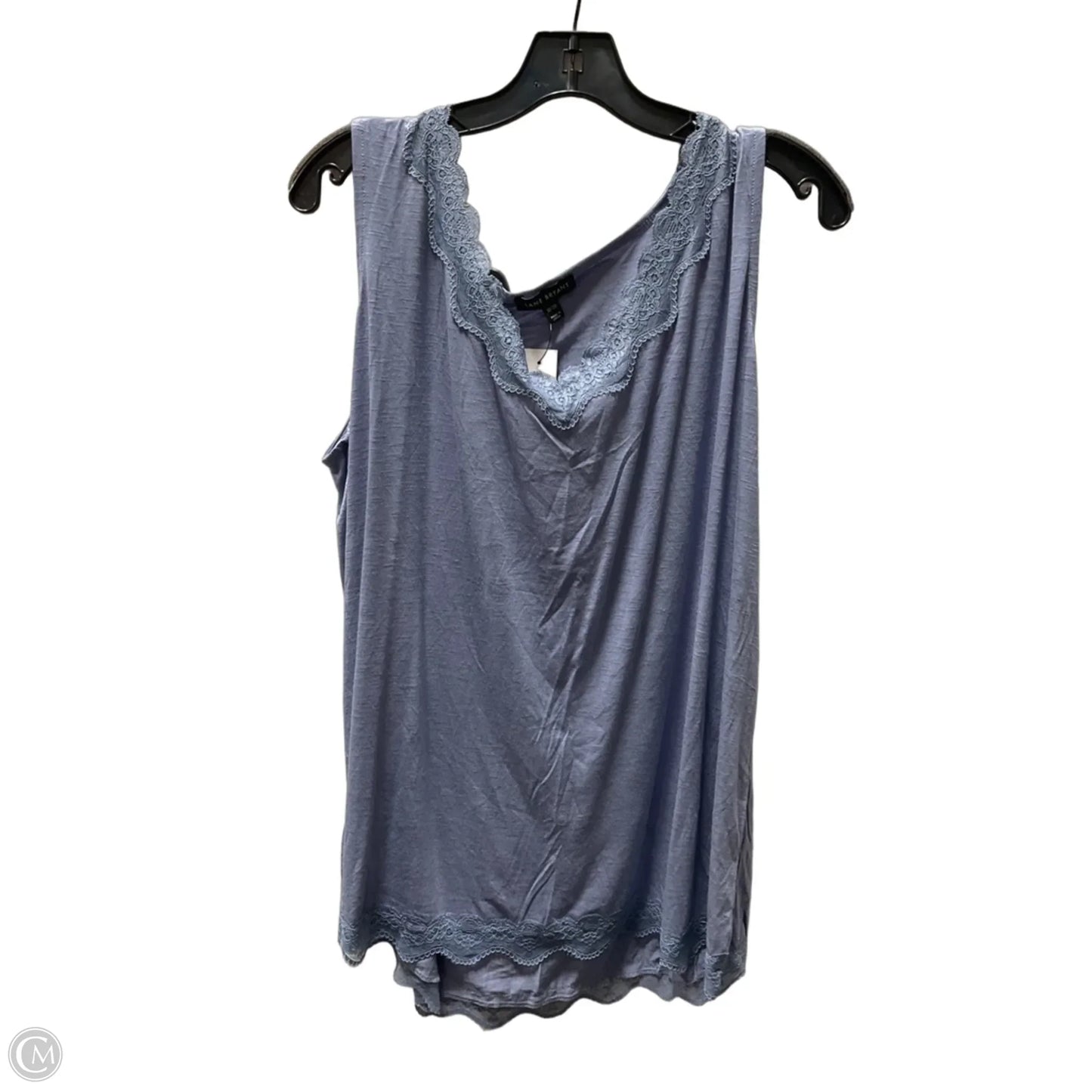 Top Sleeveless By Lane Bryant In Blue, Size: 2x
