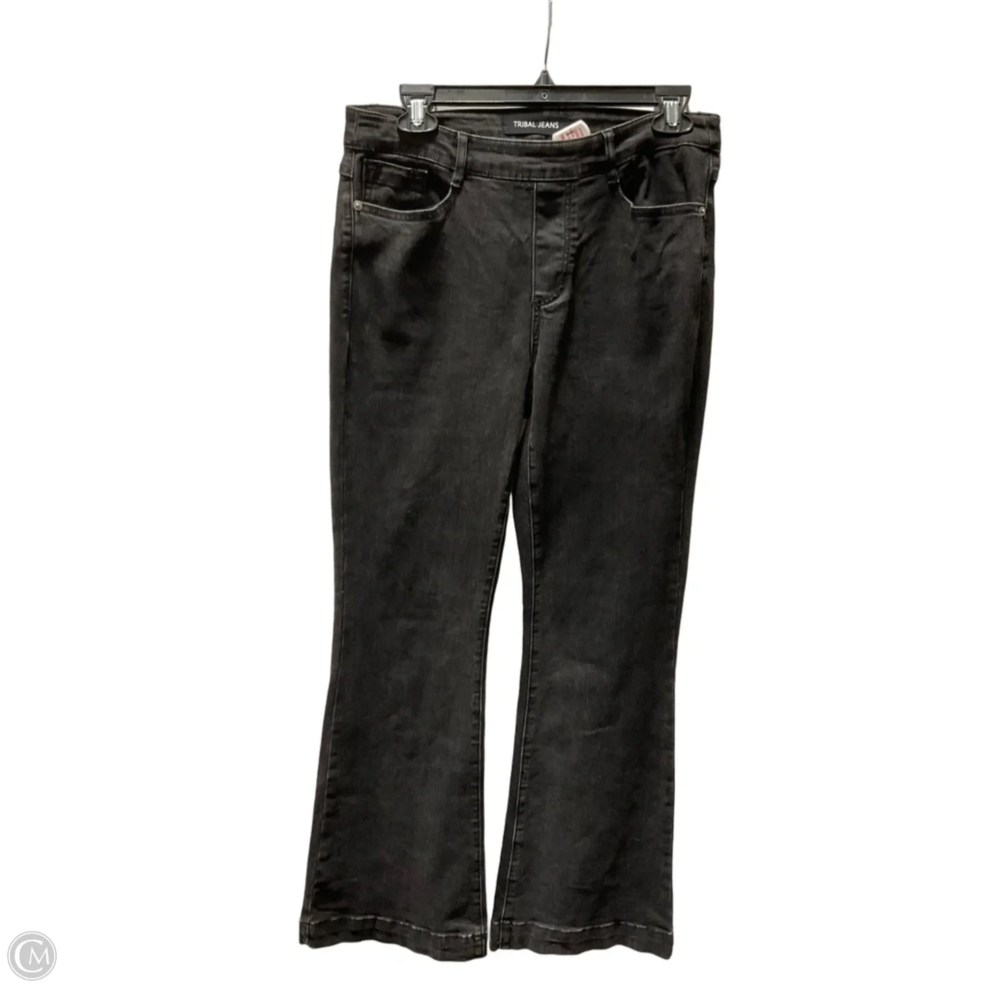 Jeans Flared By Tribal In Black, Size: 6