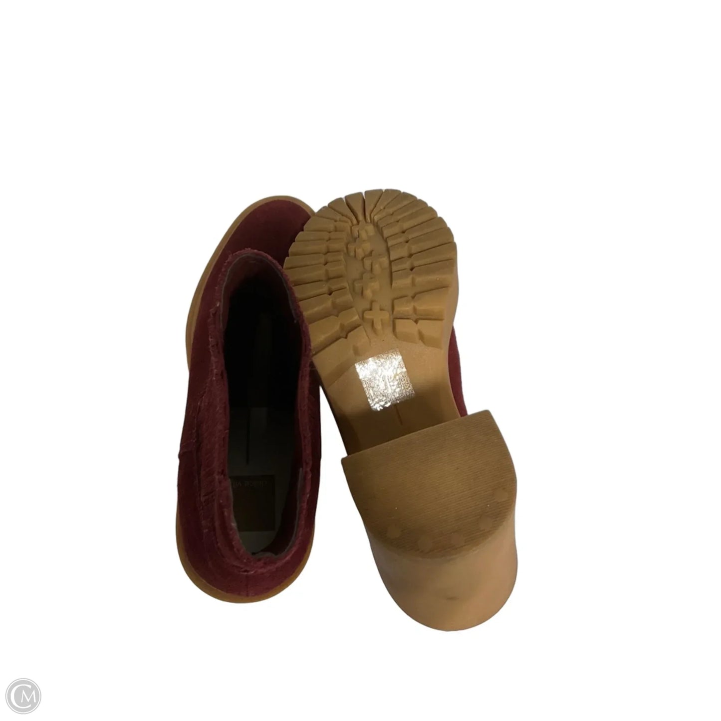 Boots Ankle Heels By Dolce Vita In Red, Size: 7.5