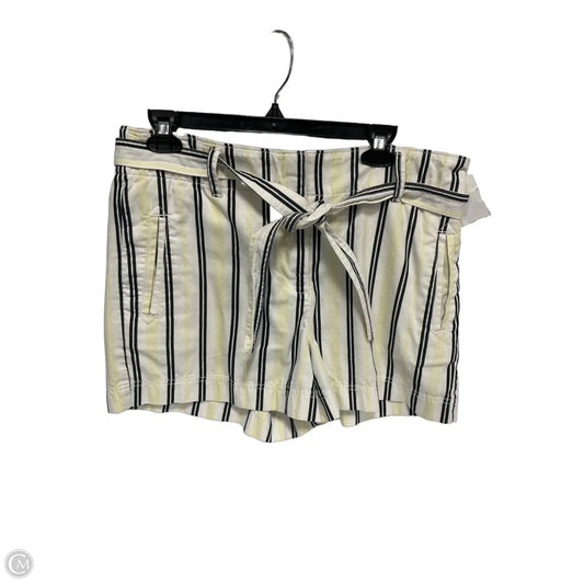 Shorts By Loft In White & Yellow, Size: 10